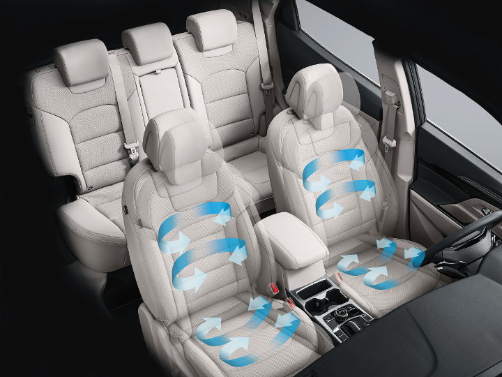 Korando ventilated seats