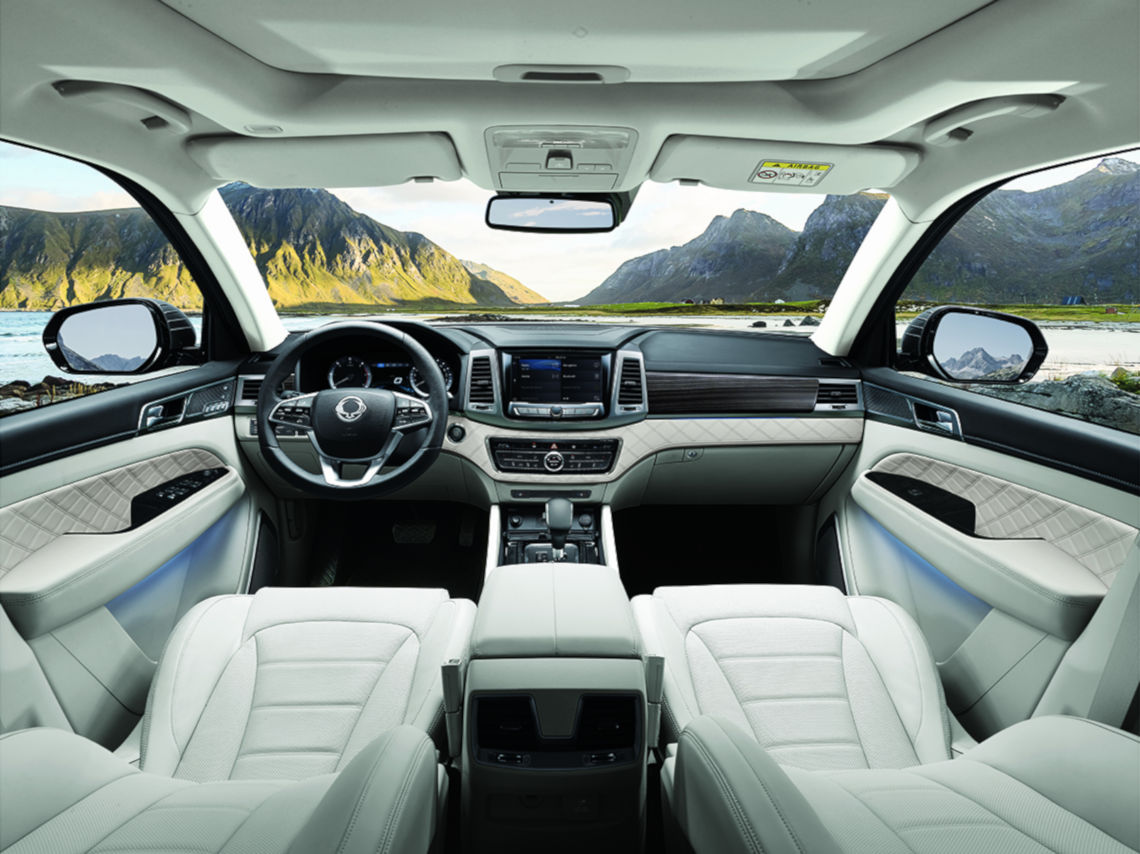 Rexton interior cover